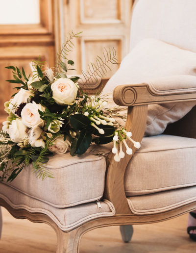 fauteuil emmanuelle bouquet de mariée